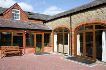 Courtyard area at the Stables