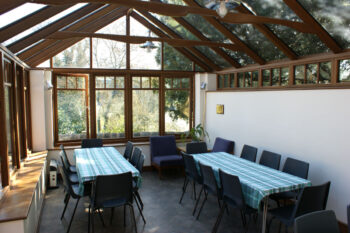 Dining area in the Stables at Dunfield House